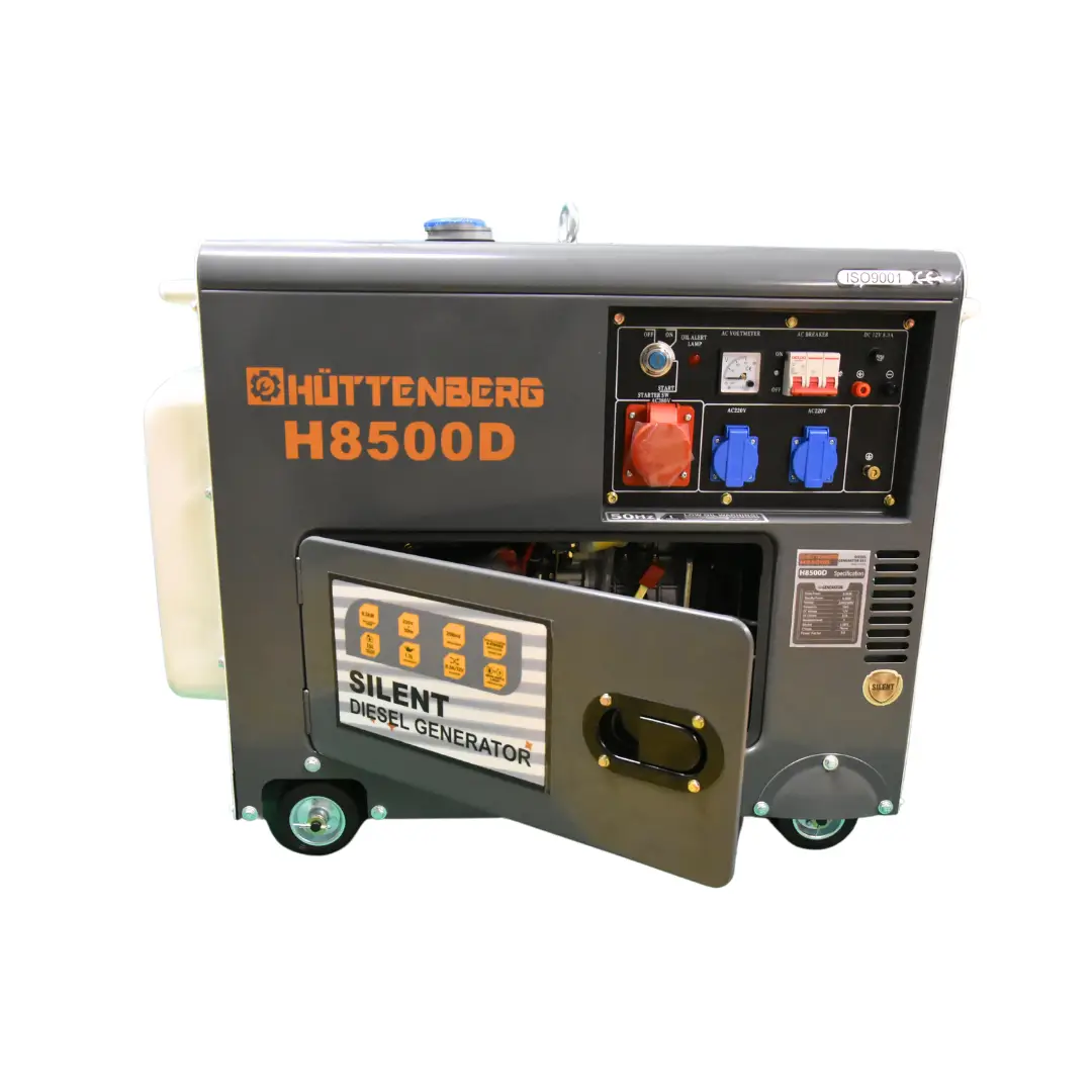 GENERATORE DI CORRENTE DIESEL SILENZZIOSO H8500D da 10 KW