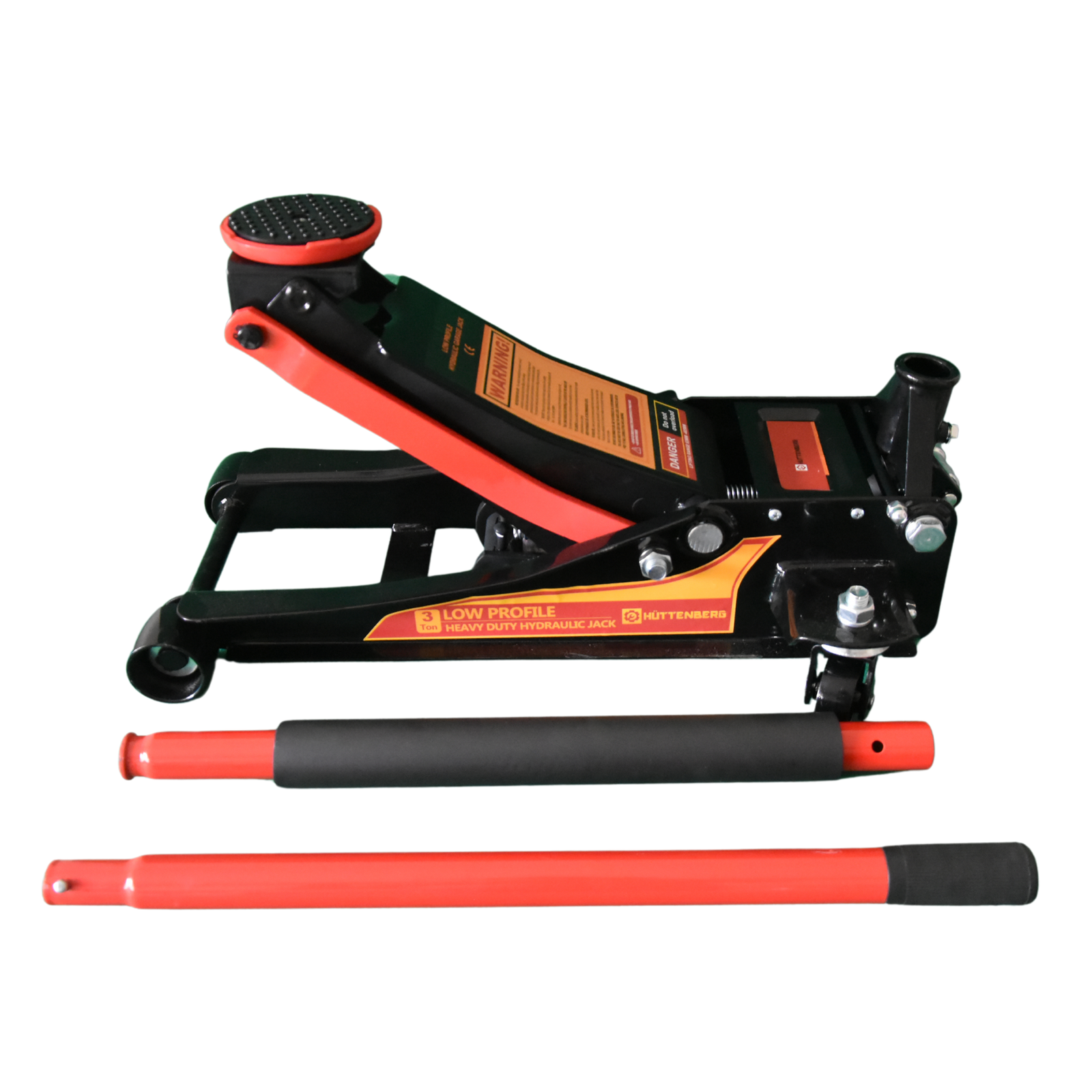 Cric da officina idraulico a doppio pistone da 3 TONNELLATE