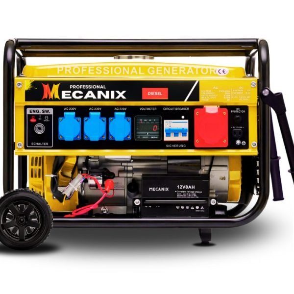 GENERATORE DI CORRENTE DIESEL 8.5kw 8000w 220v/380v Silenzioso inverter